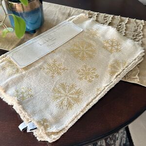 Nicole Miller Cotton Festive Placemats   Set of 4
